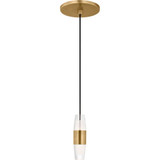Lassell 3.6W 1 LED Short Pendant 5.8X1.7 Inch Wide by Visual Comfort Modern - SLPD38127