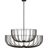 Sanchi 25.8W 3 LED 2 Tier Chandelier 19.5 and 42  by Visual Comfort Modern - SLCH33127