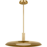 Saucer 16W 1 LED Pendant 8 Inch and 24 Inch Wide by Visual Comfort Modern - AKPD17127