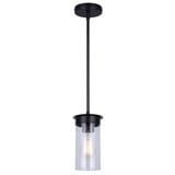 Benson 1 Light Pendant 11.75 Inch Tall and 4.75 Inch Wide by Canarm Inc - IPL1205A01