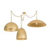 Eve 3 Light Chandelier 33 Inch Tall and 54.25 Inch Wide by Hudson Valley - BKO1402