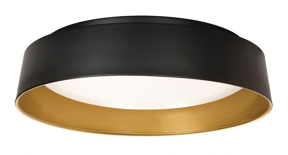 Duncan 1 Light 19.5 Inch Wide Flush Mount by AFX - DUNF20LAJUDBK