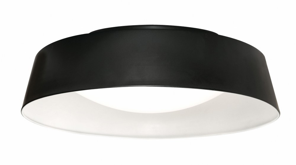 Duncan 1 Light 15.5 Inch Wide Flush Mount by AFX - DUNF15LAJUDBK