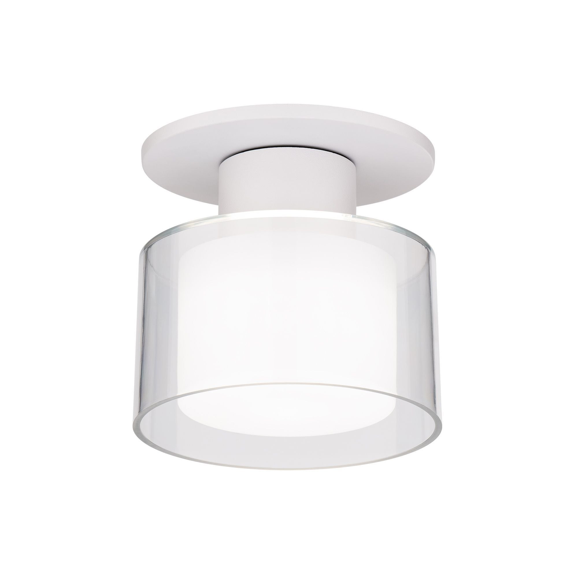 Twist N Lite 10W 1 LED Torch Semi Flush Mount 5 Inch Wide by WAC Limited - FM-250905
