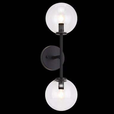 Novo 2 Light Wall Sconce 19 Inch Tall by Matteo - W81702