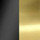Shiny Black/Polished Brass