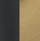 Black/Antique Brushed Brass