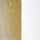 Matte White/Burnished Brass