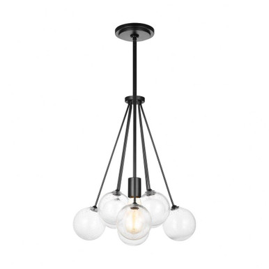 Bronzeville One Light Medium Pendant by Visual Comfort Studio - 6514301-112