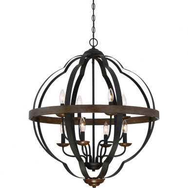 Siren 8 Light Large Chandelier by Quoizel - SRN5208MK