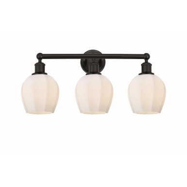 Norfolk 3 Light Industrial Vanity Light 23.75 Inch Wide by Innovations - 616-3W-G46-6