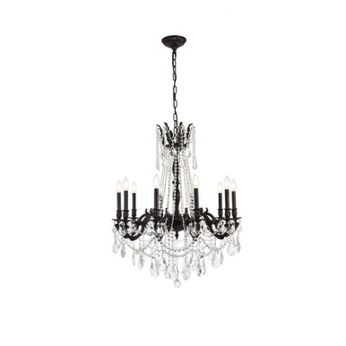 Rosalia 10 Light Large Chandelier by Elegant - 9210D28