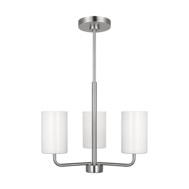 Rhett 3 Light Small Chandelier by Generation Lighting - GLC1003