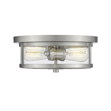 Savannah 2 Light 11 Inch Wide Flush Mount by Z-Lite 462F11-BN - 462F11-BN
