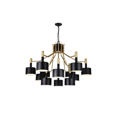 Corna 12 Light Large Chandelier by CWI - 1017P32-12-129-A