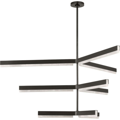 Linea 40W 9 LED 3 Tier Chandelier 56 Inch Wide by Visual Comfort Modern - KWCH705
