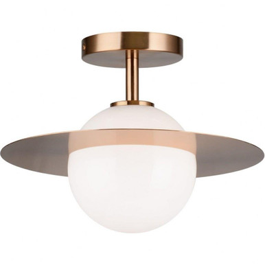 Saturn 1 Light 12 Inch Wide Flush Mount by Matteo - X60401