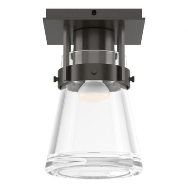 Erlenmeyer 1 Light 6.1 Inch Wide Metal Semi Flush Mount by Hubbardton Forge - 128705HF