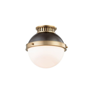 Latham 1 Light 9.5 Inch Wide Flush Mount by Hudson Valley - 4009