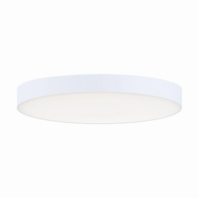 Trim 15W 1 LED 7 Inch Wide Round Flush Mount by Maxim - 57883WTWT