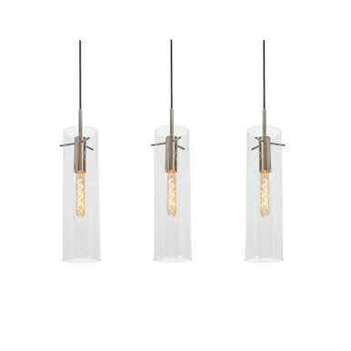 Vista 3 Light Pendant 17 Inch Tall and 36 Inch Wide by AFX - VSAP05MBLNR3