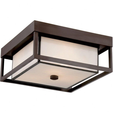 Powell 3 Light 13 Inch Wide Flush Mount by Quoizel - PWL1613WT