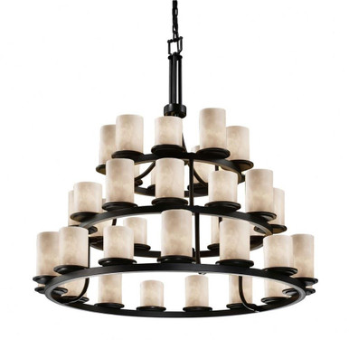 Clouds Dakota 36 Light Oversized 3 Tier Chandelier by Justice Design - CLD-8712-10