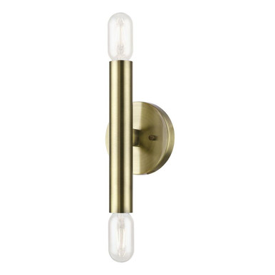 Copenhagen 2 Light Wall Sconce 9.88 In Tall by Livex - 51132-01
