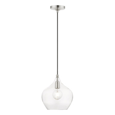 Aldrich 1 Light Small Pendant 17 Inch Tall by Livex - 49093
