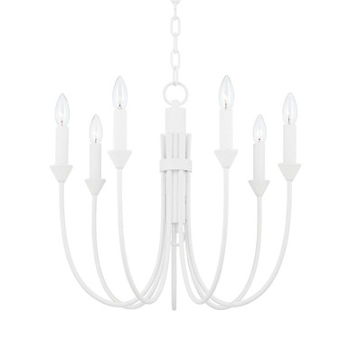 Cate 7 Light Chandelier 19.25 x 21.5 Inches Wide by Troy - F1007-GSW
