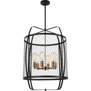 Hearth 6 Light Large Pendant by Matteo - C67806RB