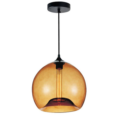 Glass 1 Light Medium Pendant by CWI - 5553P12-121212