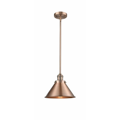 Franklin Restoration 1 Light Small Pendant 10 Inch Wide by Innovations - 201S-M10-AC