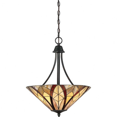 Victory 3 Light Large Pendant by Quoizel - TFVY2819VA