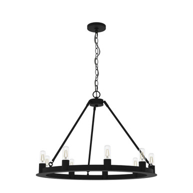 Saddlewood 9 Light Large Chandelier by Hunter - 19030