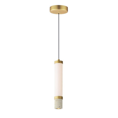 Travertine 11W 2 LED Light Mini Pendant by ET2 - E11051-01TVGLD
