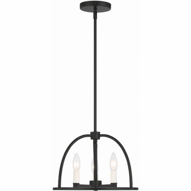 Abbott 3 Light Mini Chandelier by Crystorama - ABB-3003