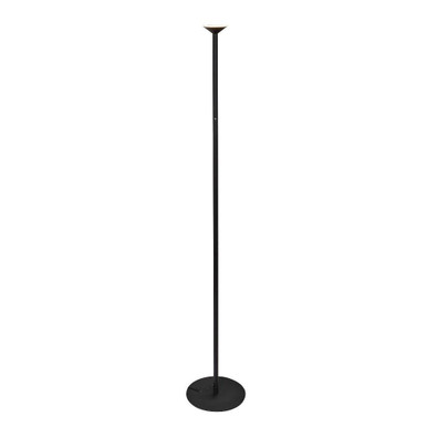 Valor 15 W LED Floor Lamp 78 Inches Tall and 4 Inches Wide by Kuzco - FL12168-BK