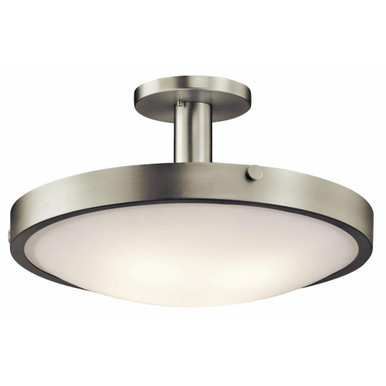 Lytham 4 Light 20.5 Inch Wide Contemporary Semi Flush Mount by Kichler - 42246ni