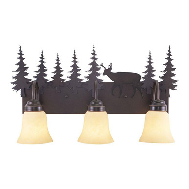 Bryce 3 Light Vanity Light by Vaxcel - VL55403BBZ