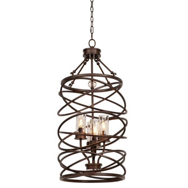 Eternity 4 Light Small Foyer Chandelier by Kalco - 6607EZ