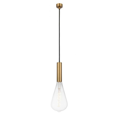 Edison 5W 1 LED Light Mini Pendant 13.13 Inch tall by Innovations - 198-1P-BB-BB125LED