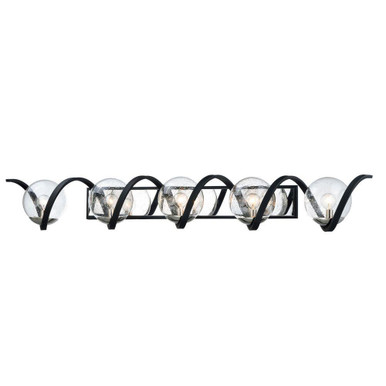 Curlicue 5 Light Vanity Light by Maxim - 35107CDBKPN