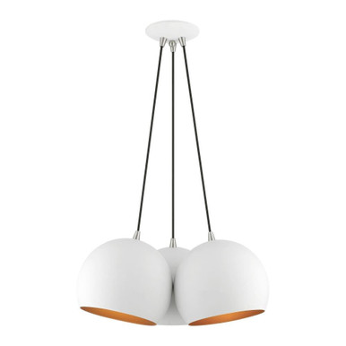 Piedmont Three Light Large Pendant by Livex - 43393-03
