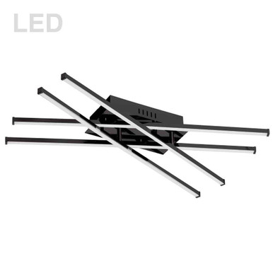 Summit 25.6W 4 LED 24 Inch Wide Flush Mount by Dainolite - SUM-24FH