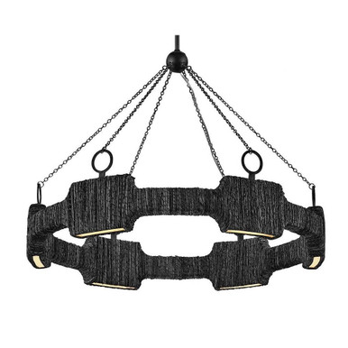 Raffi 22W LED Medium Chandelier 36.25 x 30 Inches Wide by Hinkley - 34106CBK