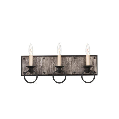 Laramie 3 Light Candle Style Vanity Light by Kalco - 509233BI