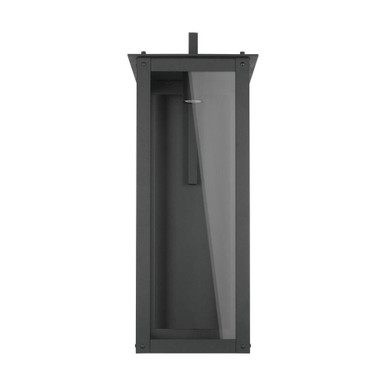 Hunt 7W 1 LED Outdoor Wall Lantern 36 Inch Tall by Capital - 934642BK-GL