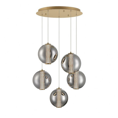 Atomo 175W 5 LED Light Large Pendant by Eurofase - 45737