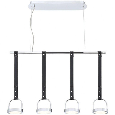 Lappin 4 Light Linear Chandelier by Eurofase - 35901-013